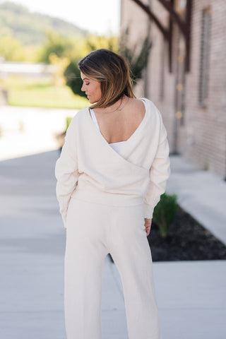 Cloud Surplice Back Pullover - barndoorboutiquetn