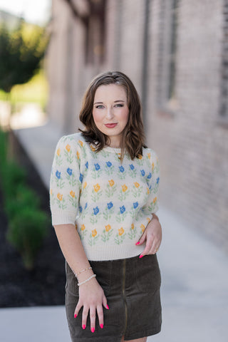 Wildflower Whimsy Sweater - barndoorboutiquetn