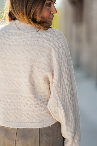 Overcast Cableknit Sweater - barndoorboutiquetn