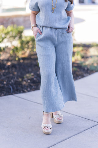 Seafoam Ripple Pants - barndoorboutiquetn