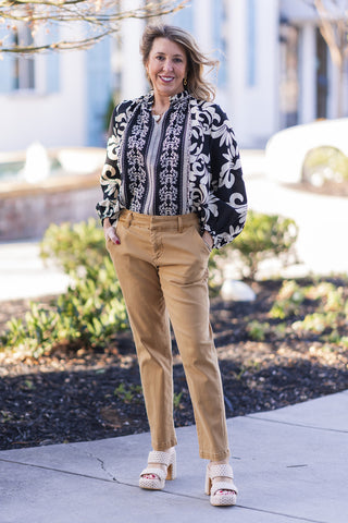 Eclipse Embroidery Top - barndoorboutiquetn