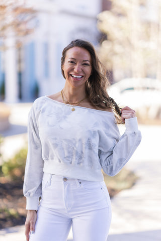 The Cloud Nine Off-Shoulder Top - barndoorboutiquetn
