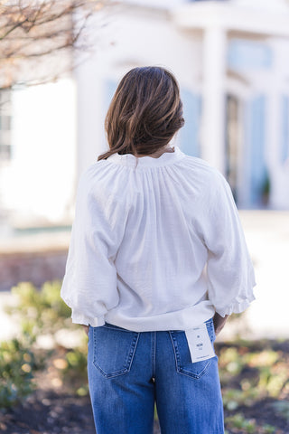 Graceful Gather Blouse - barndoorboutiquetn