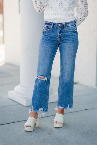 Vervet Top-Notch Dad Jeans - barndoorboutiquetn