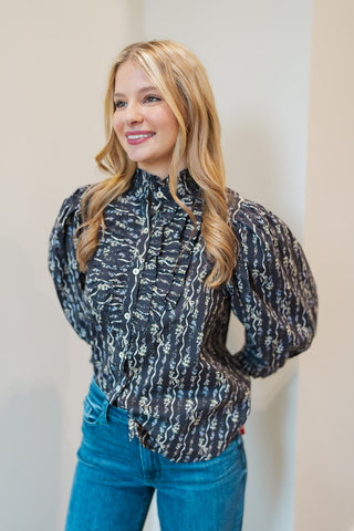 Tea Time Blouse - barndoorboutiquetn