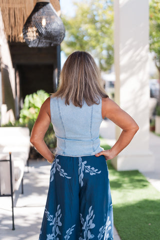 Summer Blues Denim Vest