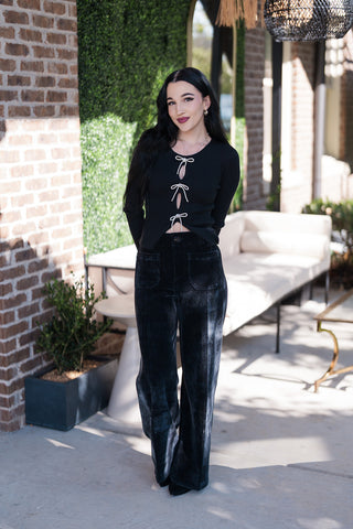 Midnight Ribbon Cardigan