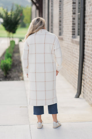 Mason Windowpane Coat - barndoorboutiquetn