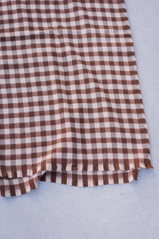 Mini Gingham Plaid Scarf - barndoorboutiquetn