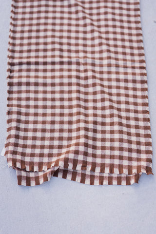 Mini Gingham Plaid Scarf - barndoorboutiquetn