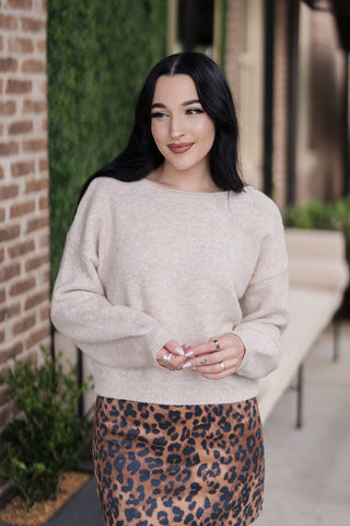 Ribbon Tie Sweater - barndoorboutiquetn