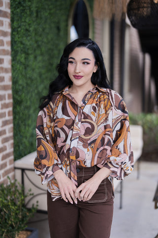 Vintage Flair Top - barndoorboutiquetn