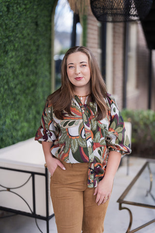 Vintage Flair Top - barndoorboutiquetn