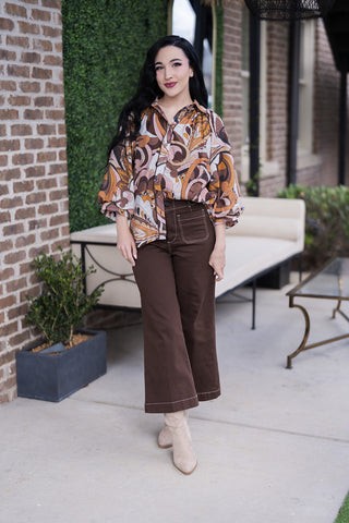 Vintage Flair Top - barndoorboutiquetn