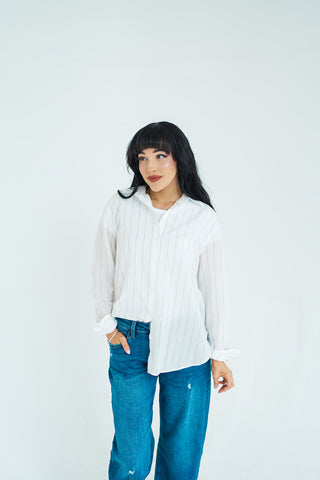 Z Supply Seaport Striped Shirt - barndoorboutiquetn