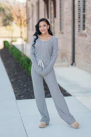 Z Supply Lounger Stripe Pant - barndoorboutiquetn