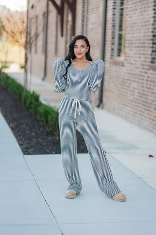 Z Supply Lounger Stripe Pant - barndoorboutiquetn