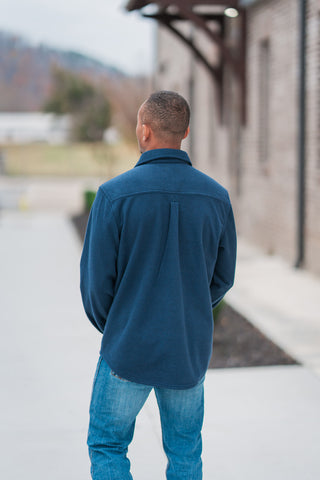 Stretch Twill Shacket - barndoorboutiquetn