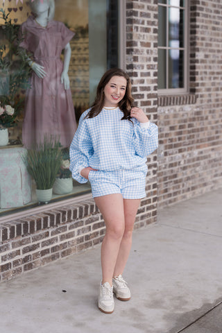 Gingham Short Set
