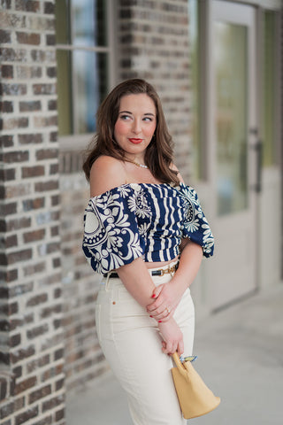 Majesty Off-Shoulder Top - barndoorboutiquetn