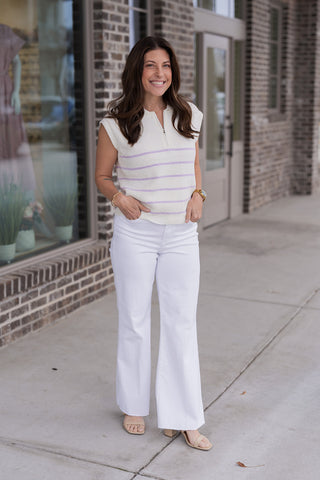 Galway Bay Half-Zip Top - barndoorboutiquetn