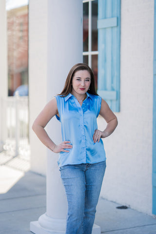 Essential Satin Tank - barndoorboutiquetn