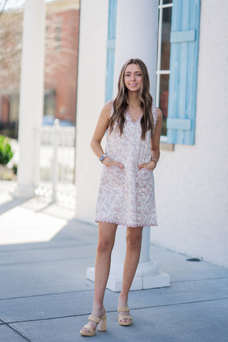 Garden Romance Mini Dress - barndoorboutiquetn