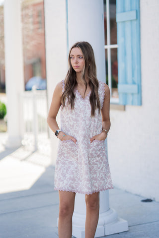 Garden Romance Mini Dress - barndoorboutiquetn