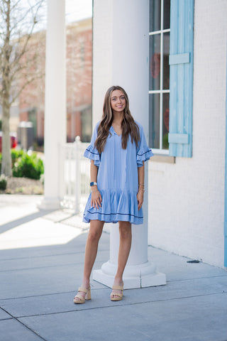 Fresh Violet Mini Dress - barndoorboutiquetn