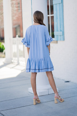 Fresh Violet Mini Dress - barndoorboutiquetn