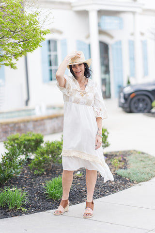 Santorini Shore Maxi - barndoorboutiquetn