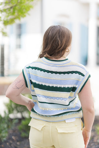Bay Breeze Stripe Knit - barndoorboutiquetn