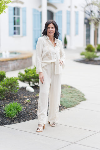 Amalfi Artisan Blouse - barndoorboutiquetn