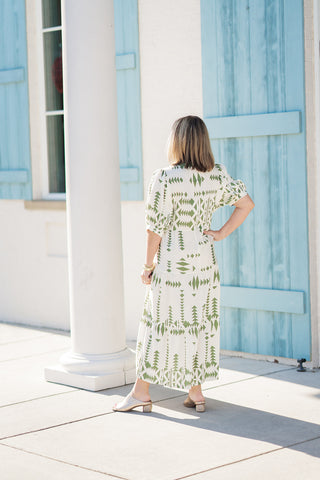 Amazon Rainforest Midi Dress