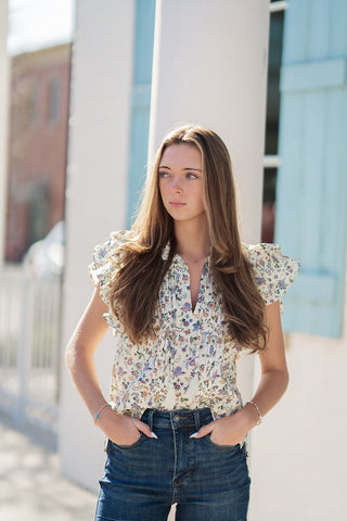 Ditsy Floral Blouse