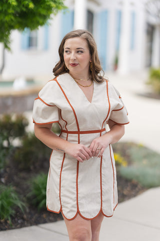 Sedona Scallop Dress - barndoorboutiquetn