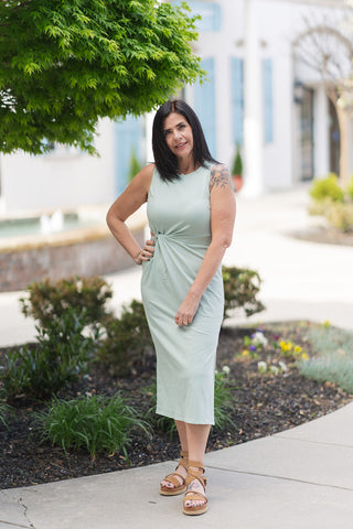 Saltwater Breeze Slit Dress - barndoorboutiquetn