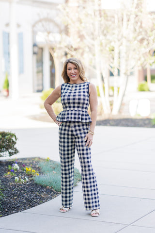 Park Avenue Peplum Top - barndoorboutiquetn