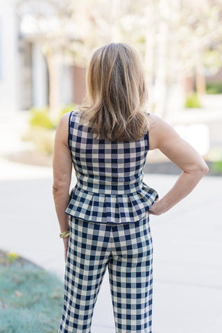 Park Avenue Peplum Top - barndoorboutiquetn