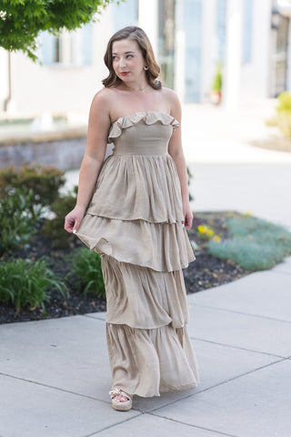 Whispering Wind Tiered Maxi - barndoorboutiquetn