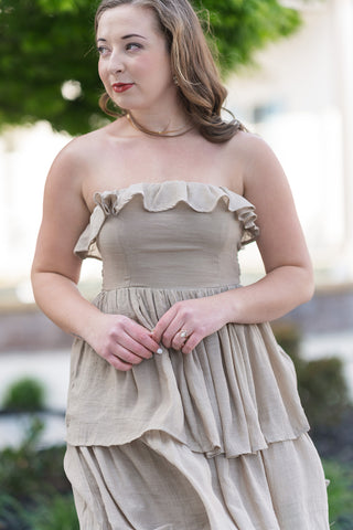 Whispering Wind Tiered Maxi - barndoorboutiquetn