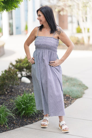 Seaside Smocked Dress - barndoorboutiquetn