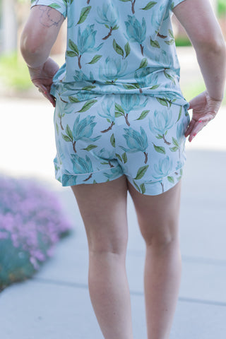 Magnolia Garden Sleep Shorts - barndoorboutiquetn