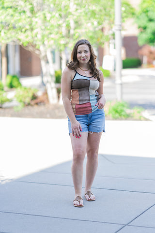 Terra Cotta Texture Tank - barndoorboutiquetn