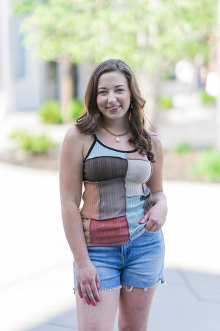 Terra Cotta Texture Tank - barndoorboutiquetn