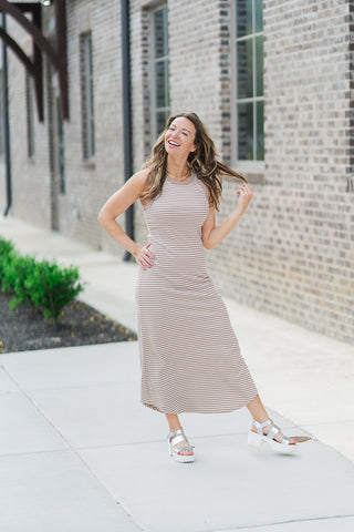 Z Supply Goodwin Stripe Midi Dress - barndoorboutiquetn