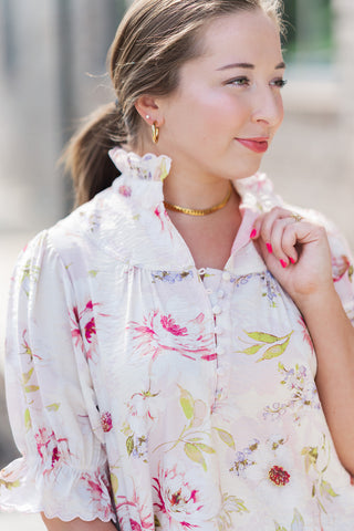 London Fog Blouse - barndoorboutiquetn