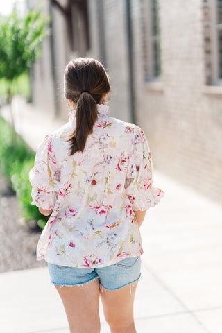 London Fog Blouse - barndoorboutiquetn