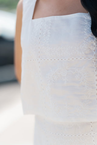 Seraphim Eyelet Top - barndoorboutiquetn