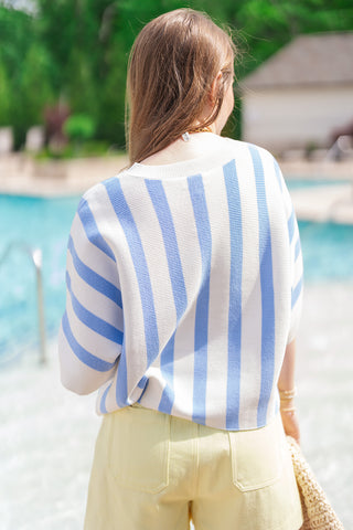 Coastal Current Knit Top - barndoorboutiquetn